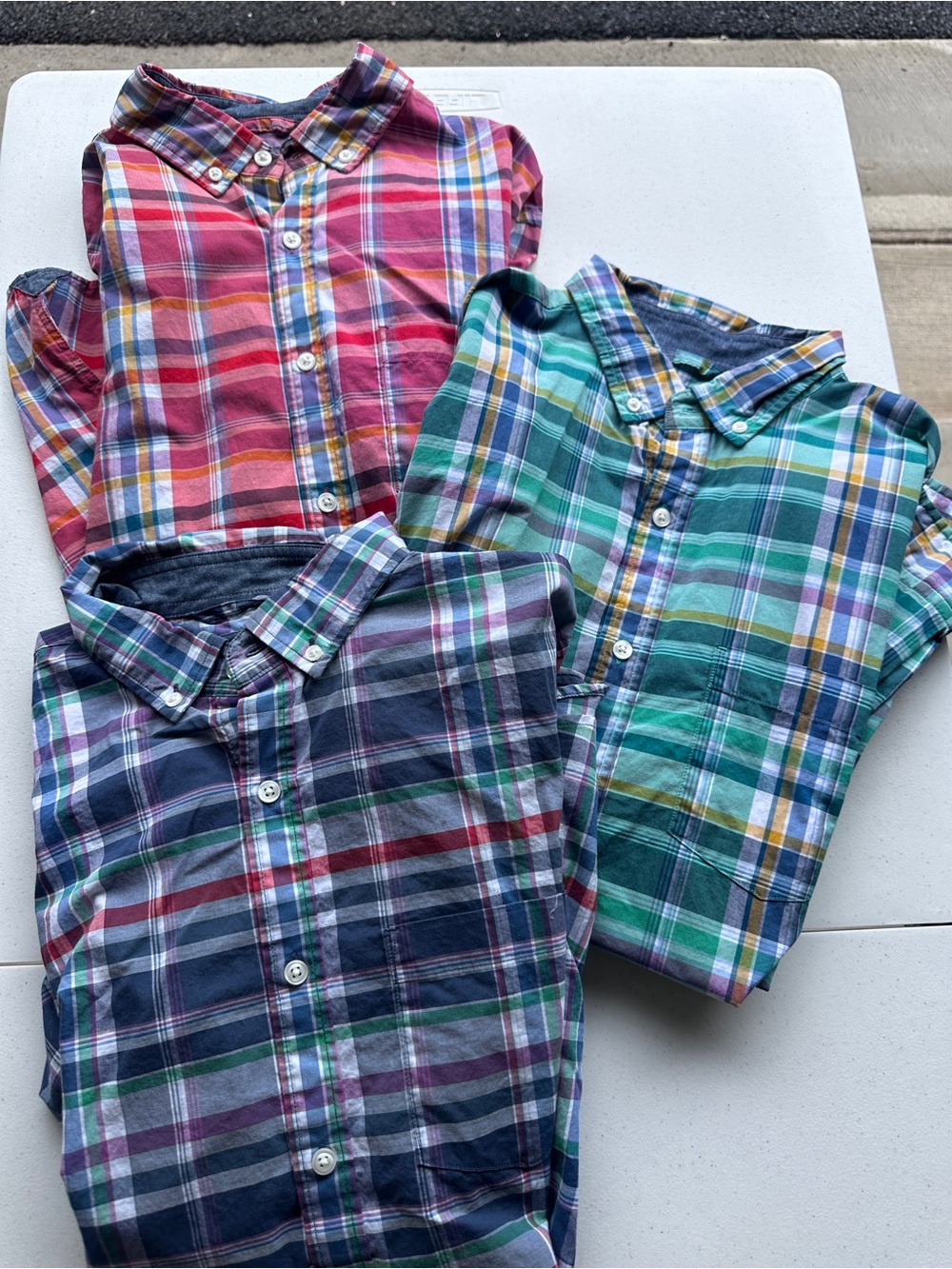 Express Men's Plaid Button-Down Shirt Bundle